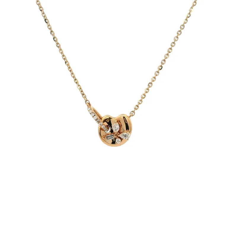 Elegant Gold Charm Pendant Necklace