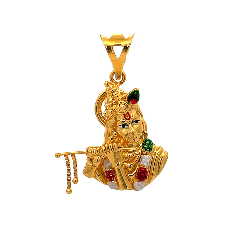 Stunning Lord Krishna Finger Ring - South India Jewels