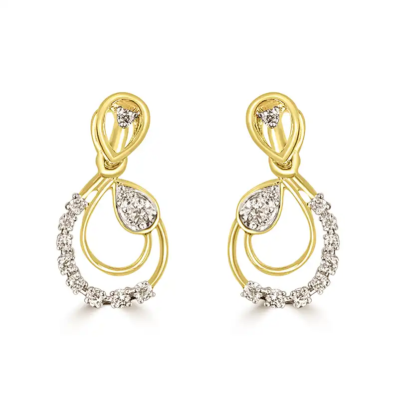 Signature Gold Diamond Pendant Set