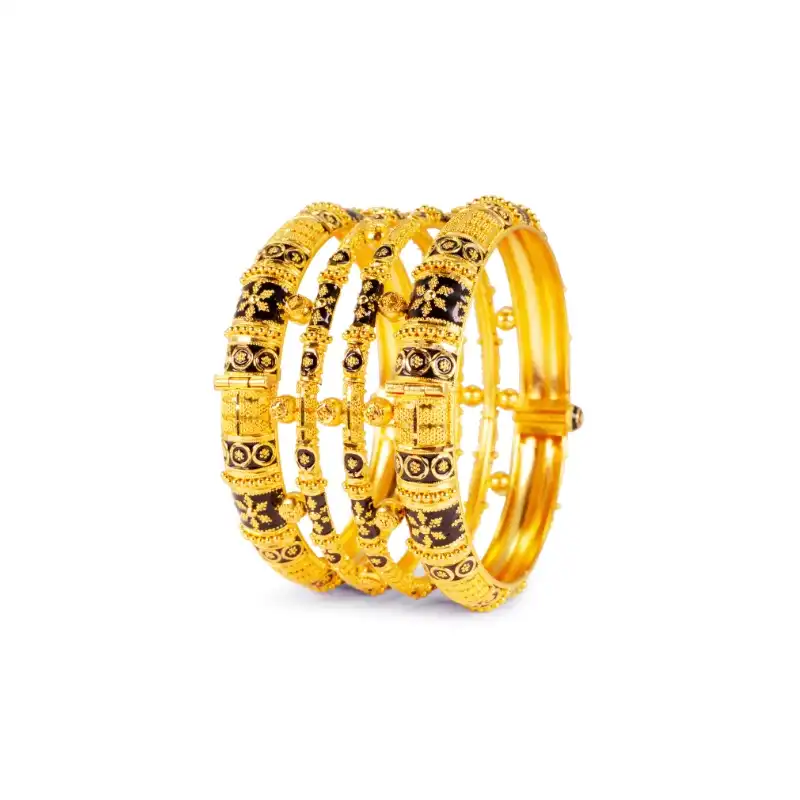 Ladies 22K Yellow Gold Kada Bangle