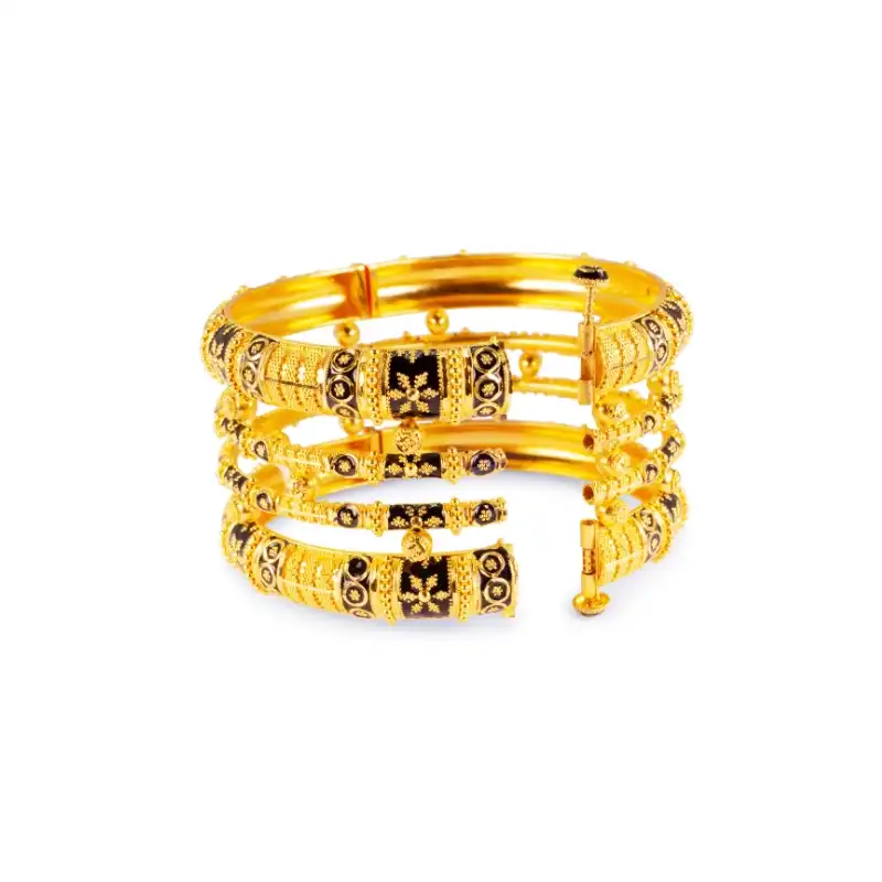 Ladies 22K Yellow Gold Kada Bangle