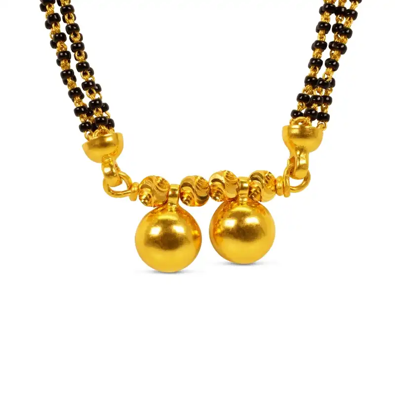 Vati Mangalsutra in 22K Yellow Gold