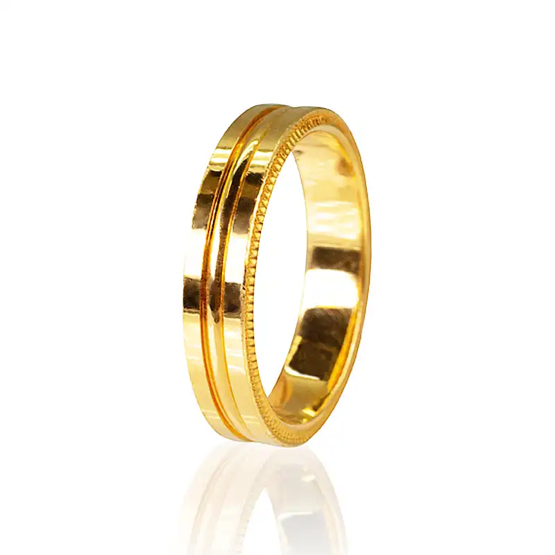 Wedding Band 22K Yellow Gold 3mm