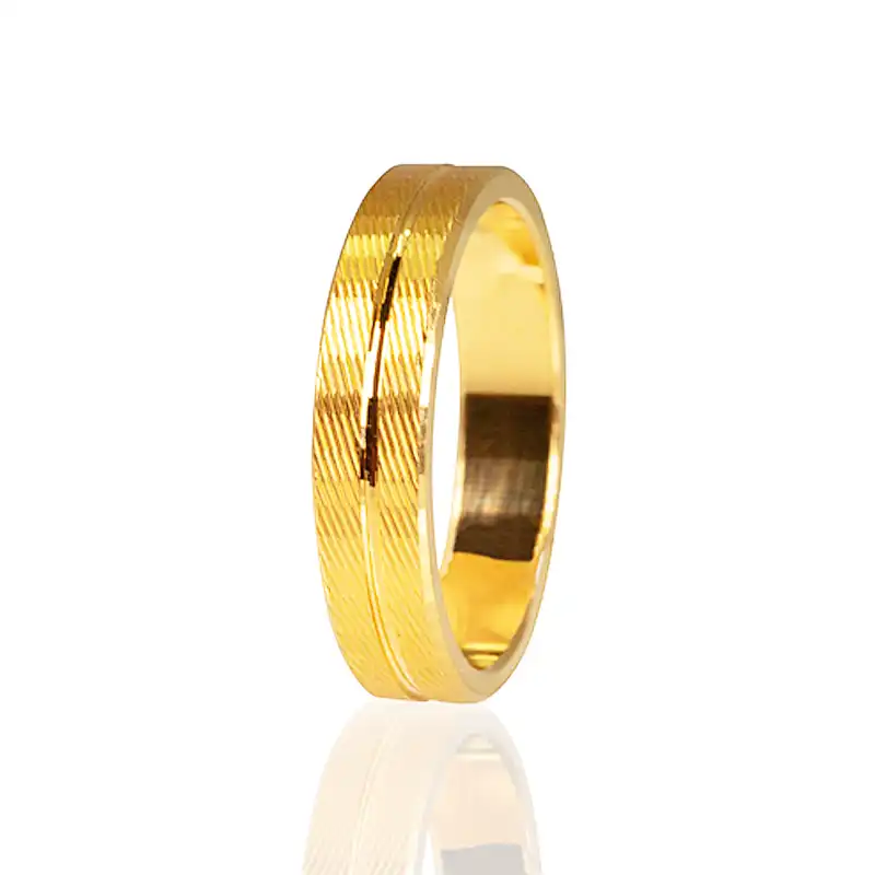 Wedding Band 22K Yellow Gold 3mm