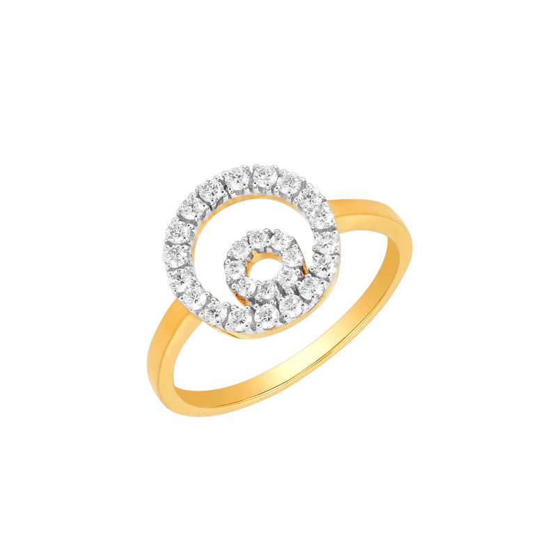 Transcendent 18 Karat White Gold And Diamond Finger Ring