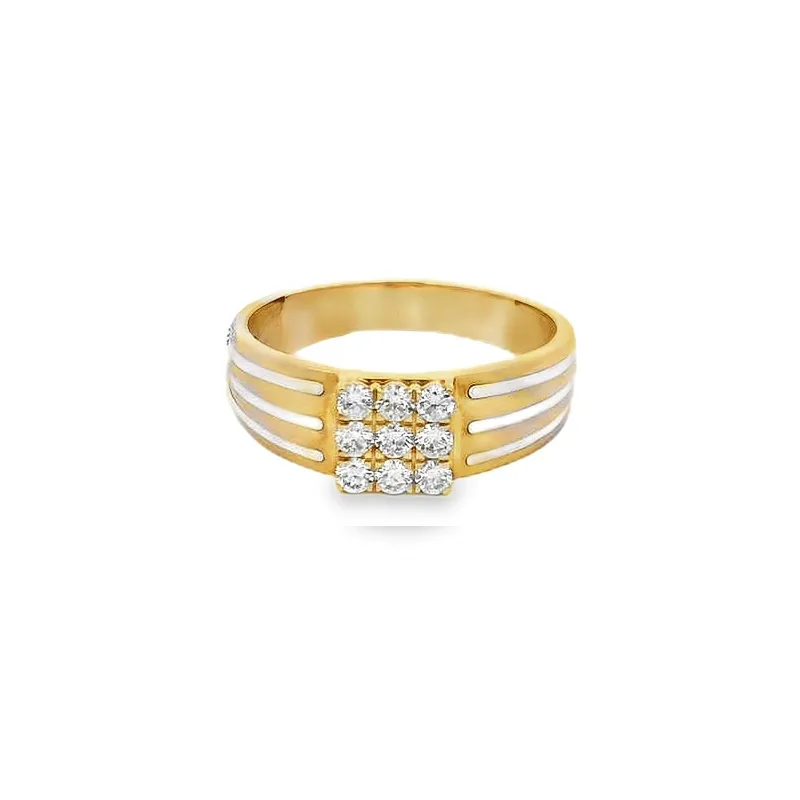 Elegant Diamond-Studded Ring