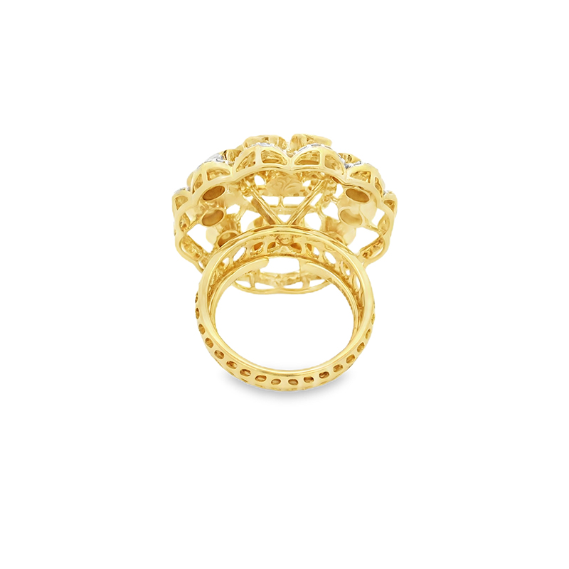 Regal Ring with uncut Diamonds