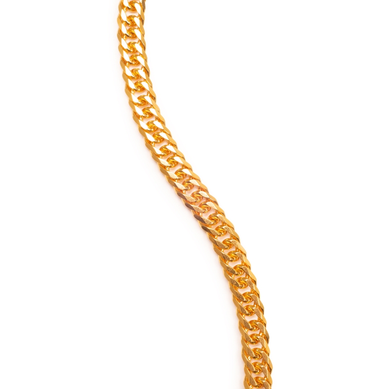 Classic Men's Bracelet in 22K Yellow Gold - 8.5 inches - MBR-1648