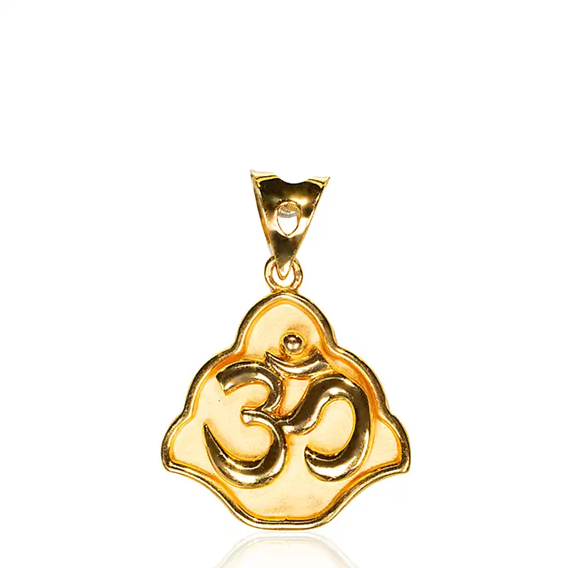 Beautiful OM pendant in 22K Gold