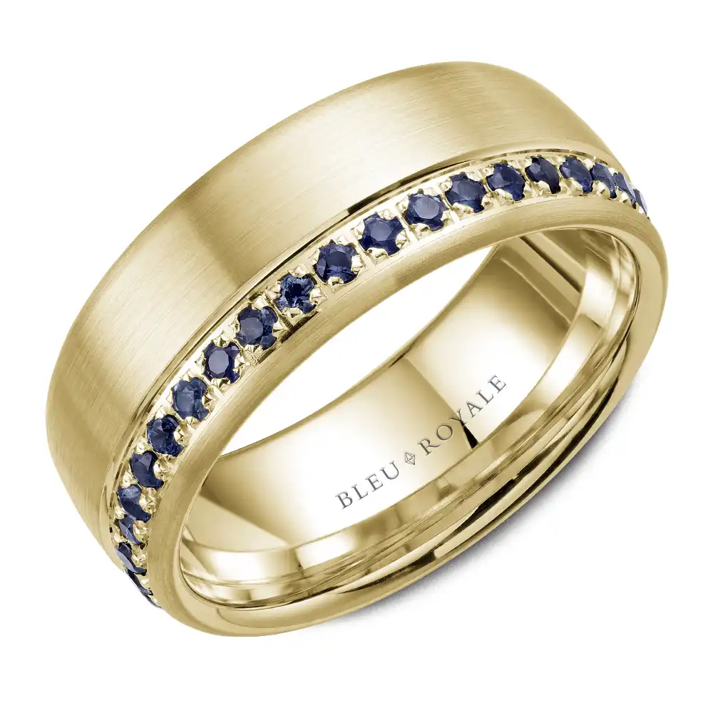 Bleu Royale Wedding Band