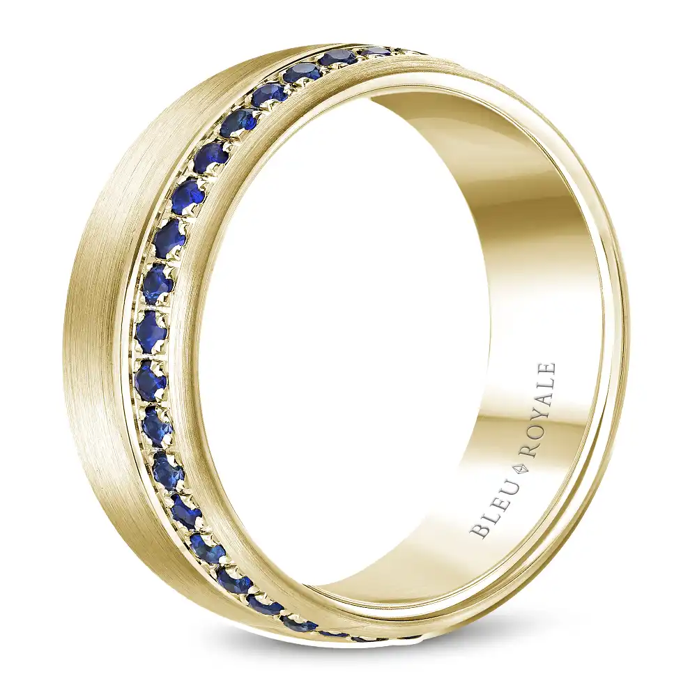 Bleu Royale Wedding Band