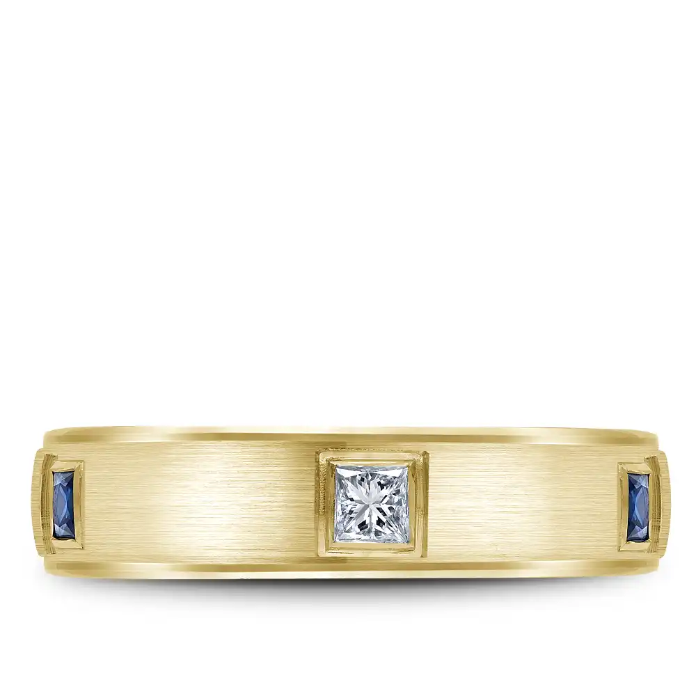 Bleu Royale Wedding Band