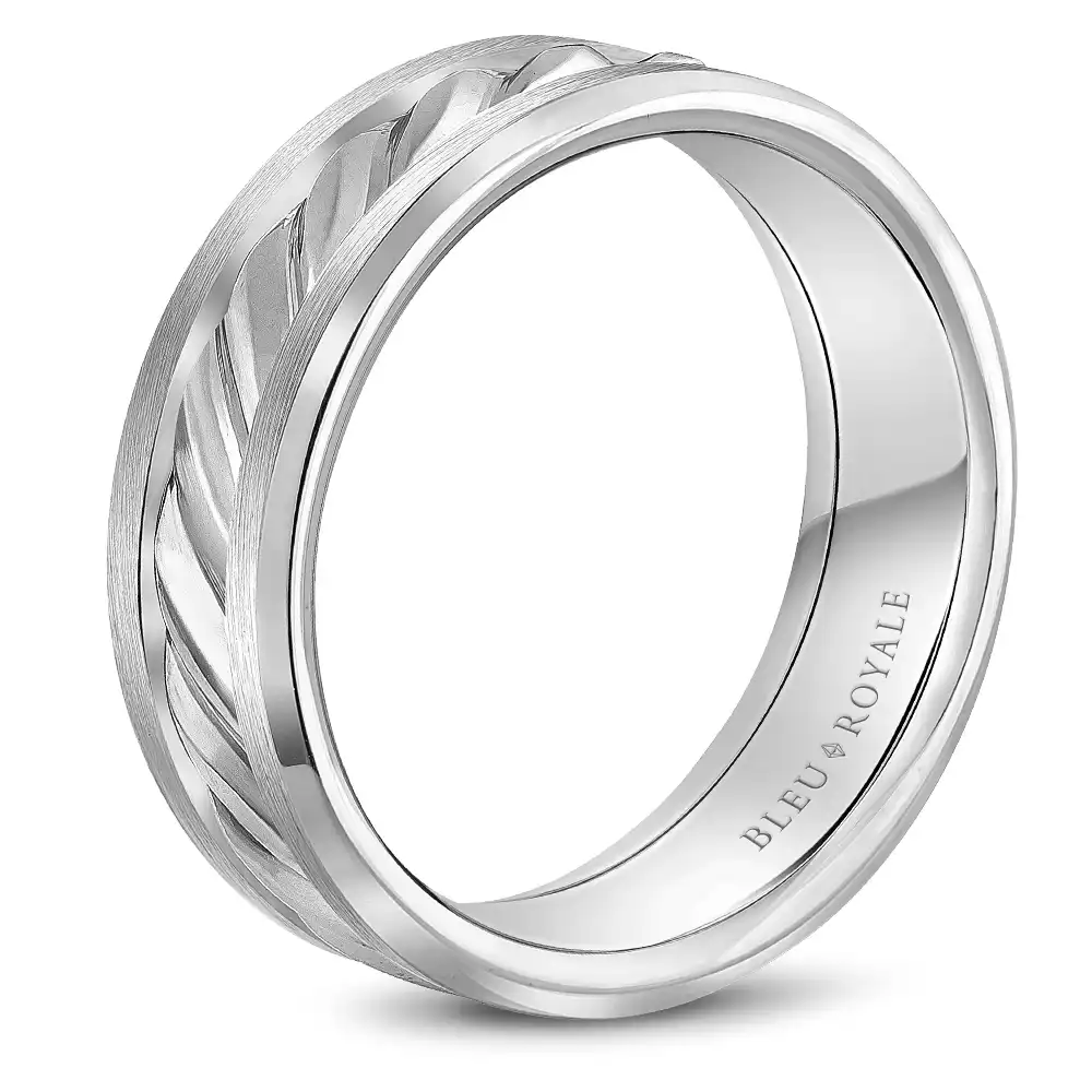 Bleu Royale Wedding Band