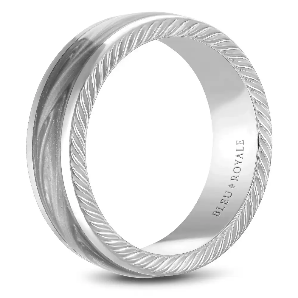 Bleu Royale Wedding Band