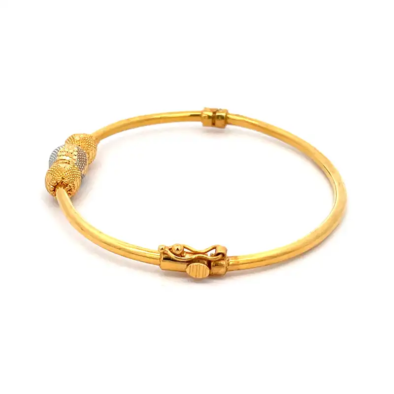 Versatile Gold Bangle Bracelet - Free size