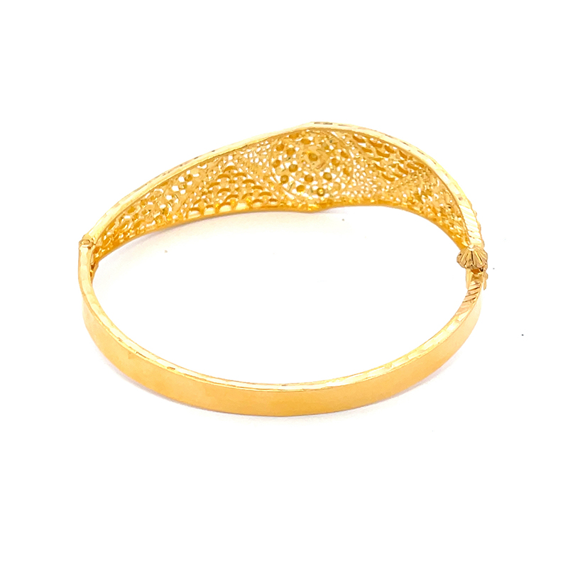 Exquisite 22K Gold Bangle Bracelet