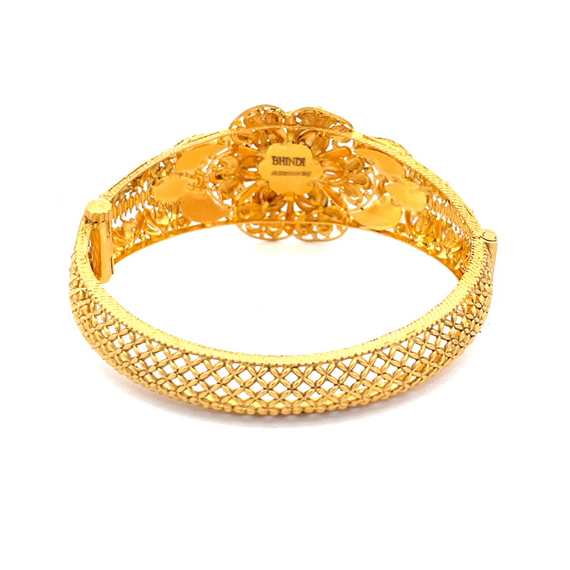 Elegant Antique Gold Bangle Bracelet