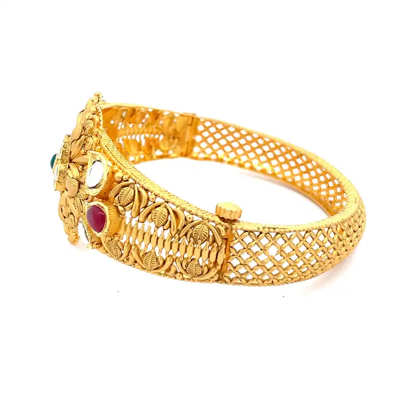 Elegant Antique Gold Bangle Bracelet