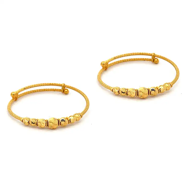 Baby Bangle 22K Gold - Set of two