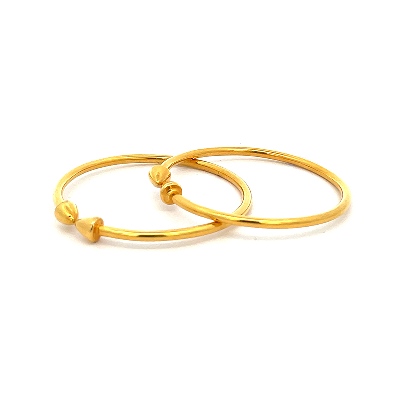 Baby Bangle 22K Gold - Set of two