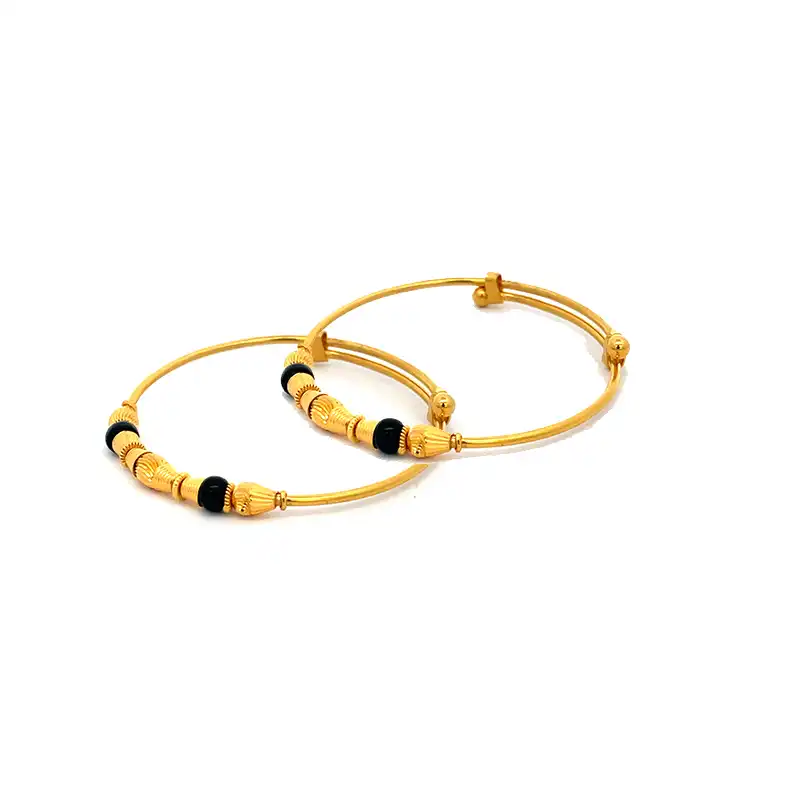 Baby Bangle 22K Gold - Set of two