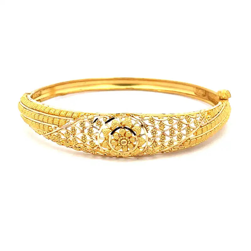 Ladies 22K Yellow Gold Kada Bangle