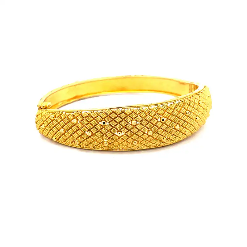 Ladies 22K Yellow Gold Kada Bangle