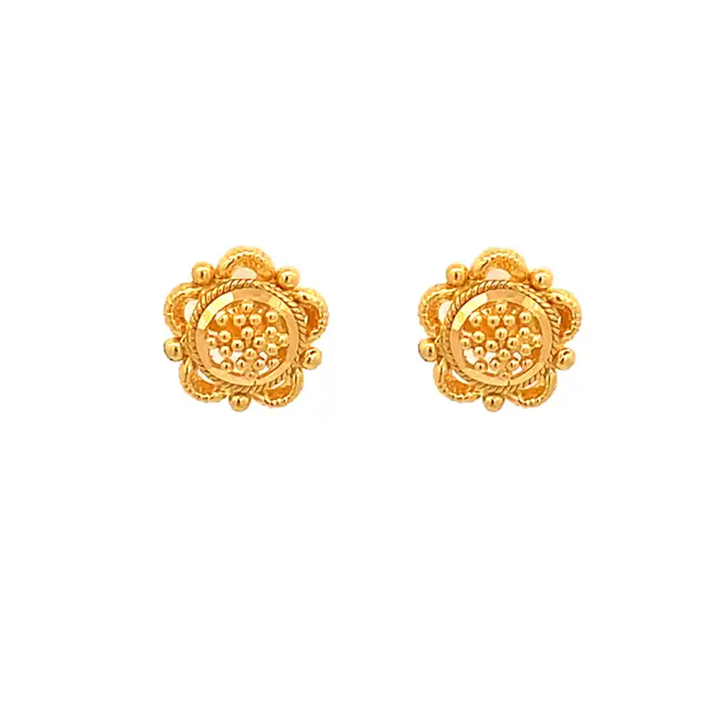 Vintage 22K Gold Stud Earrings