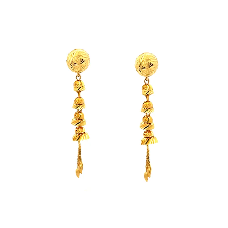 22k Gold Drop Earrings