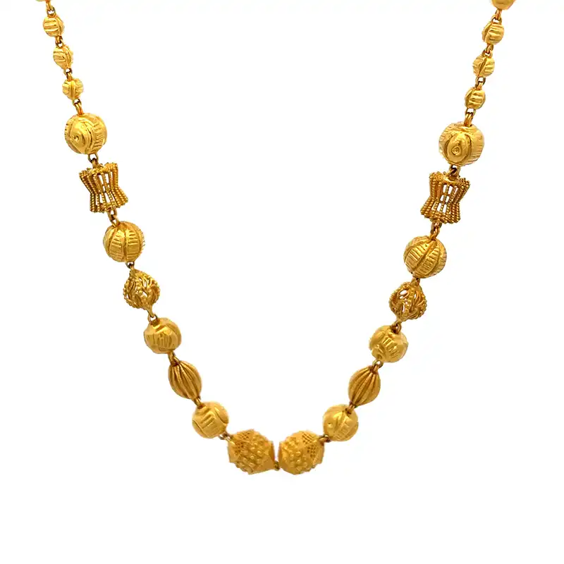 22K Yellow Gold Fancy Chain 16 inch