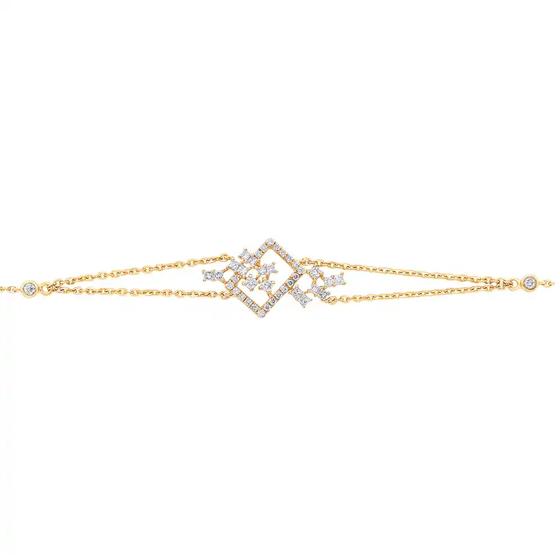 18K Gold Diamond Bracelet