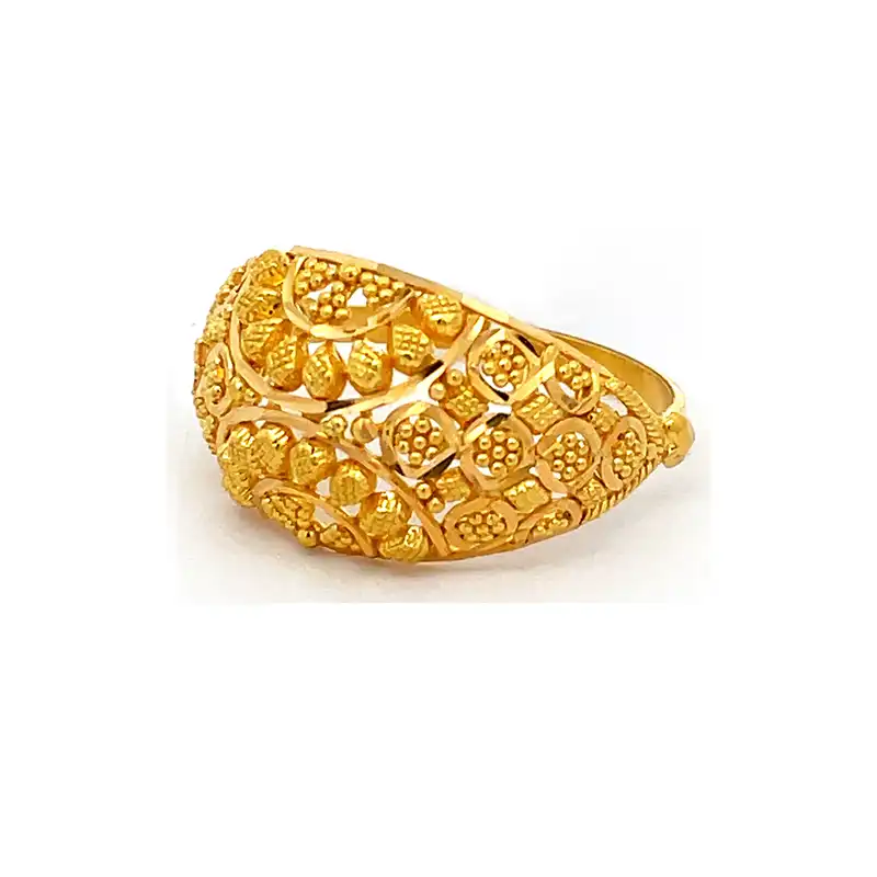 22k Yellow Gold Dome shaped Ring