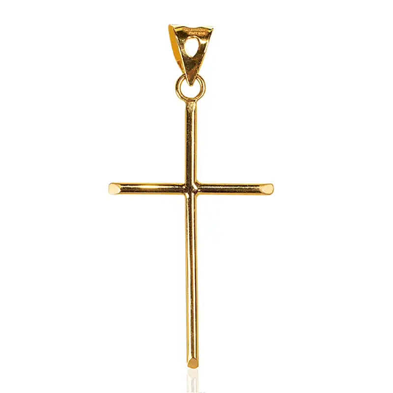 Cross Pendant in 22K Yellow Gold