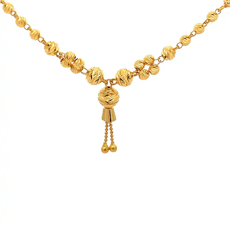 Luxurious 22K Gold Ncklace - 20 inch