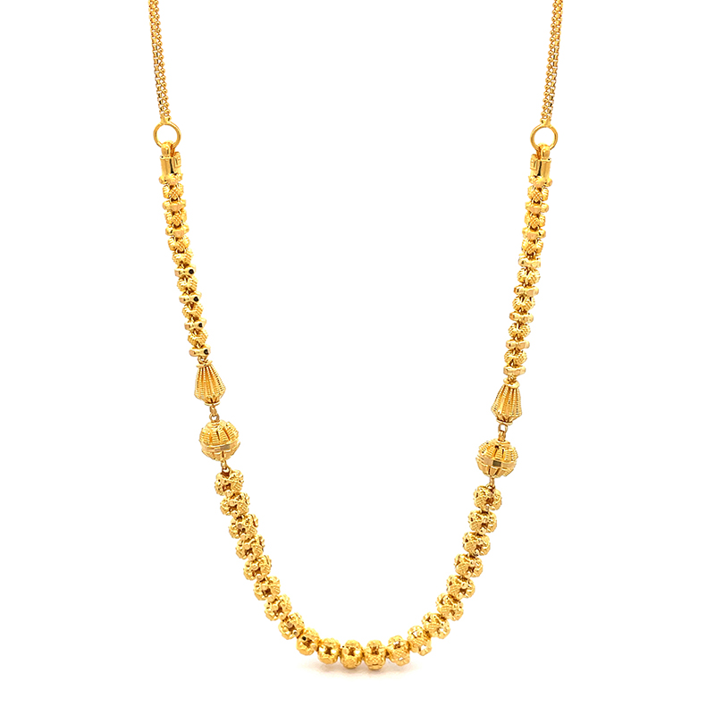 Statement Necklace in 22K Gold - 18 inch