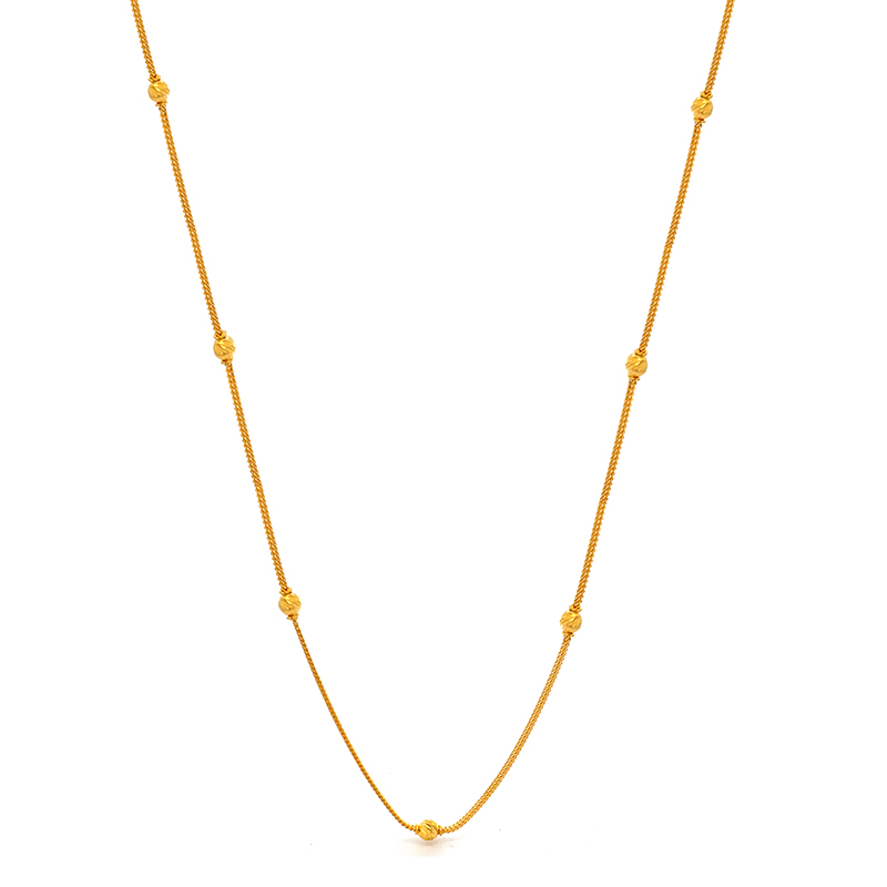 Elegant Yellow Gold Chain - 16 inch