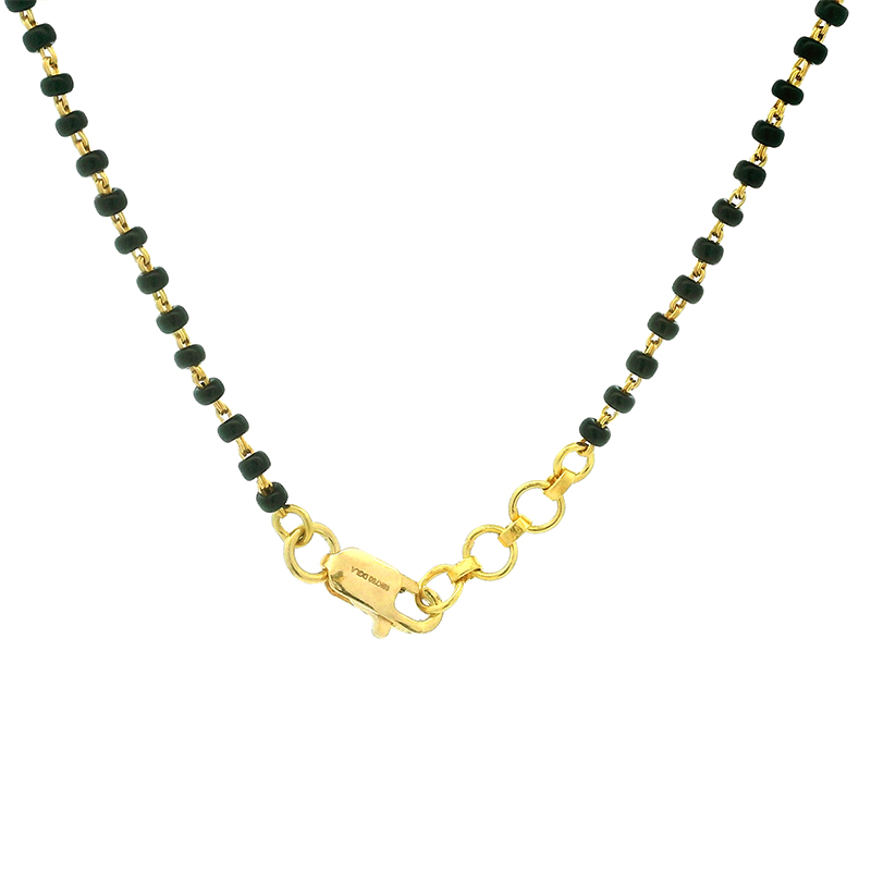 Modern Vati Mangalsutra in Gold and Diamonds