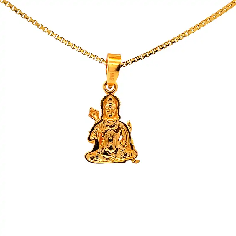 Hanuman Pendant in 22K Gold