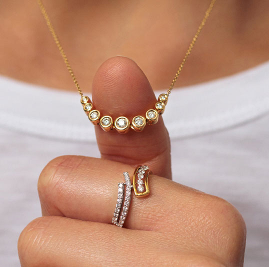 Circle of Love Diamond Necklace | Ocean Inspired | Jane Bartel - Jane  Bartel Jewelry